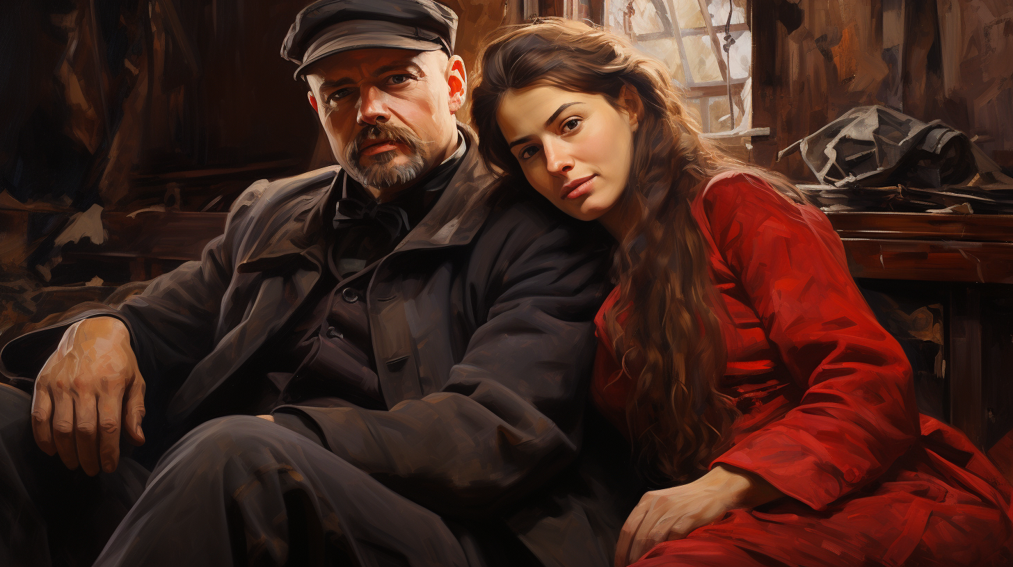 3353_Vladimir_Lenin_and_Ines_Armand_in_the_shed_photorea_791b77a6-2278-4be3-b81f-1ee08fa3c7eb-1.png