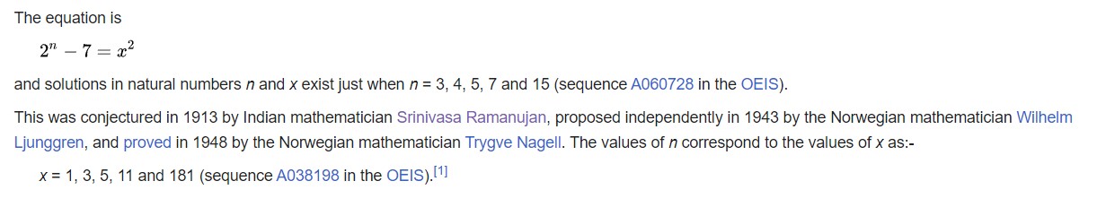 ramanujan nagell equation.jpg